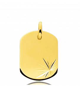 Gold Arkhip rectangles pendant
