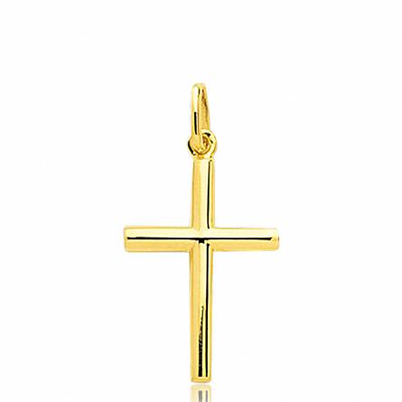 Gold Igor crosses pendant