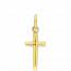 Gold Ilari crosses pendant mini