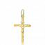 Gold Ilya crosses pendant mini