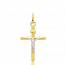 Gold Ivan crosses pendant mini