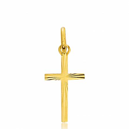 Gold Kuzma crosses pendant