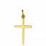 Gold Lazar crosses pendant mini