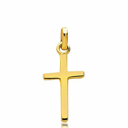 Gold Luka crosses pendant