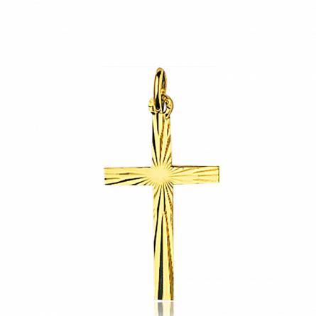 Gold Mefodiy crosses pendant