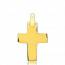 Gold Mitrofan crosses pendant mini