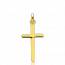 Gold Mitya crosses pendant mini