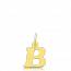 Gold Moderne letters pendant mini