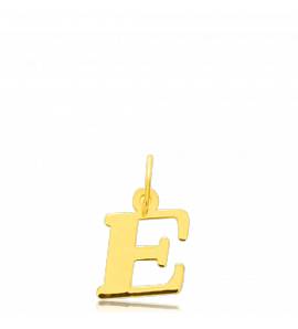 Gold Moderne letters pendant