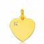 Gold Passion hearts pendant mini