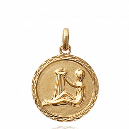 Gold plated medaillon pendant