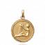 Gold plated medaillon pendant mini