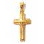 Gold plated Mixtione crosses pendant mini