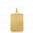 Gold plated Stelle dublin rectangles pendant mini