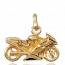 Gold plated Super Motard pendant mini