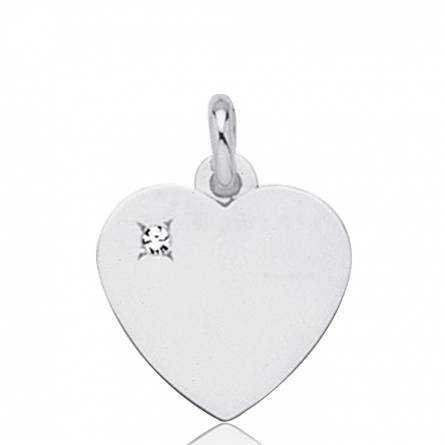 Gold  Venus hearts pendant