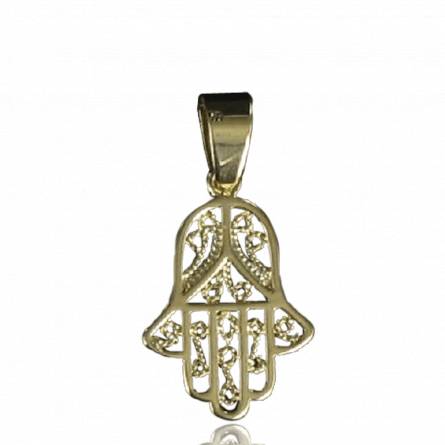 Golden plated Pendant Khamsa