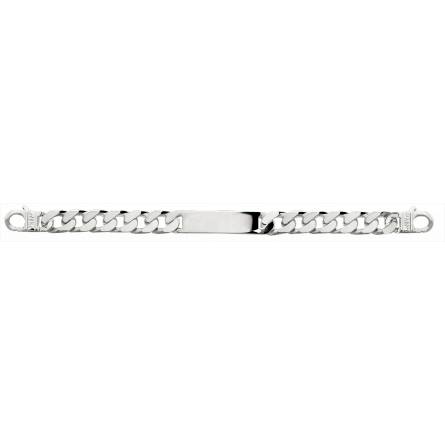Gourmette argent maille gourmette 12mm