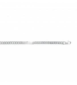 Gourmette argent maille gourmette 8mm