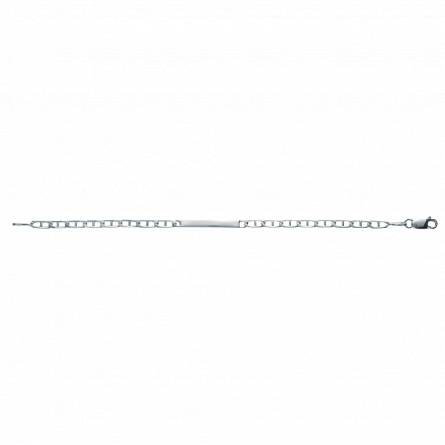 Gourmette argento Argent maille marine 4mm marina