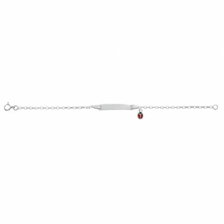 Gourmette bambino argento Coccinelle toy jaseron