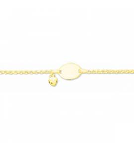 Bracciale Gourmette Da Bambino coeur dédié