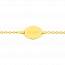Gourmette bambino placato in oro Tendre attention 2