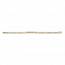 Gourmette mujer bañado en oro 4 mm figaro mini