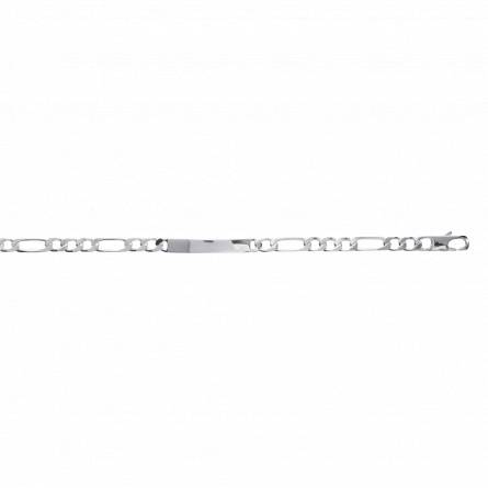Gourmette uomo argento Argent maille figaro 1-3 6mm figaro