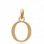 Hangers dames verguld Moderne letters mini