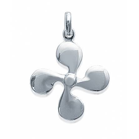 Hangers dames zilver  hélice mystique 2 propellers