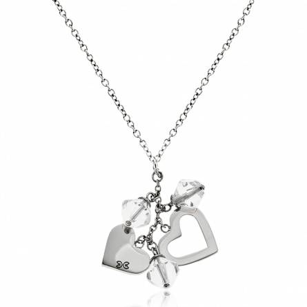 Hearts and Diamond Necklace