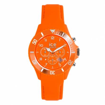 Horloges dames silicone CHRONO oranje