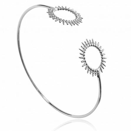 Jonc femme argent Vorion