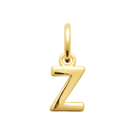 Lettre plaque or Z simple