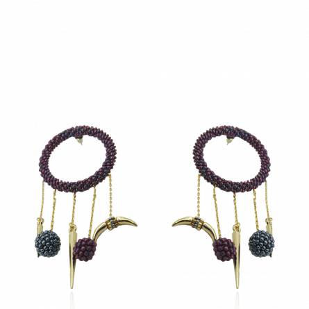 Lluvia Earring Purple