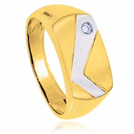 Man gold plated Aiden ring