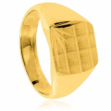 Man gold plated Célestin ring