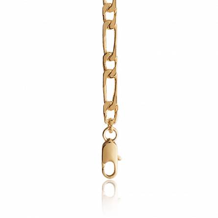 Man gold plated figaro chains