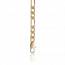 Man gold plated figaro chains mini