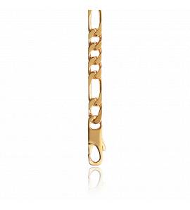 Man gold plated figaro chains