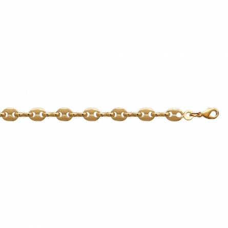 Man gold plated gucci bracelet