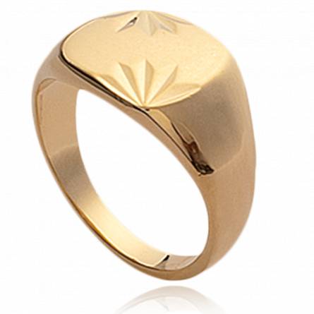 Man gold plated Nafpaktos ring