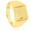 Man gold plated Pascal yellow ring mini