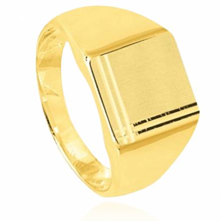 Man gold plated Paul yellow ring