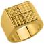 Man gold plated Quatra ring mini