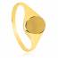 Man gold plated Sébastien  yellow ring 2