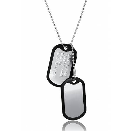 Man necklace military