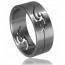 Man ring inlaid tribal 2 mini