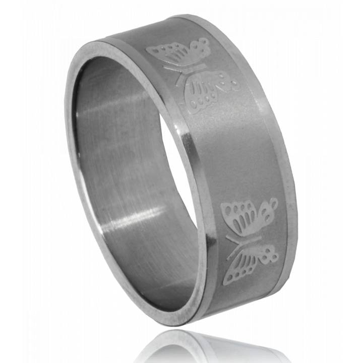 Man & Woman Rhodium silver Nao - Bijoux en Vogue Wedding ring